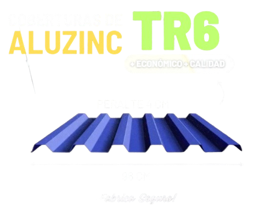 PLANCHA DE ALUZINC TR6