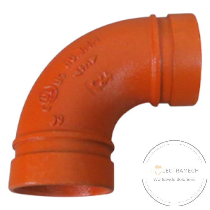 CODO (ELBOW) RANURADO X 90 FIERRO DUCTIL ASTM A536 CERTIFICACION UL/FM MOD. 90 MECH (JINAN MEIDE)