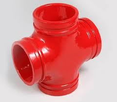 CRUZ (CROSS) RANURADO STANDAR FIERRO DUCTIL ASTM A536 CERTIFICACION UL/FM MOD. 180 MECH (JINAN MEIDE)