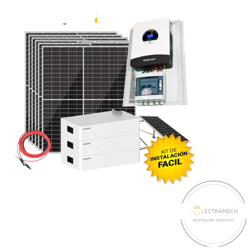Kit solar Peru Litio 5000W 48V