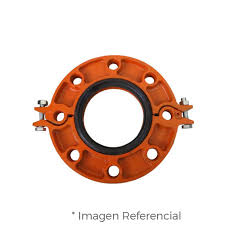 BRIDA RANURADA (GROOVED FLANGE) FIERRO DUCTIL ASTM A536 CERTIFICACION UL/FM MOD. 321A (ANSI 125/150) MECH (JINAN MEIDE)