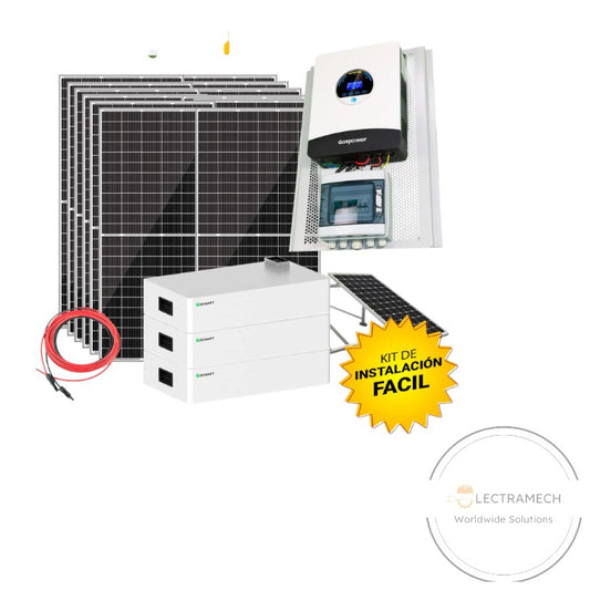 Kit solar Peru Litio 5000W 48V